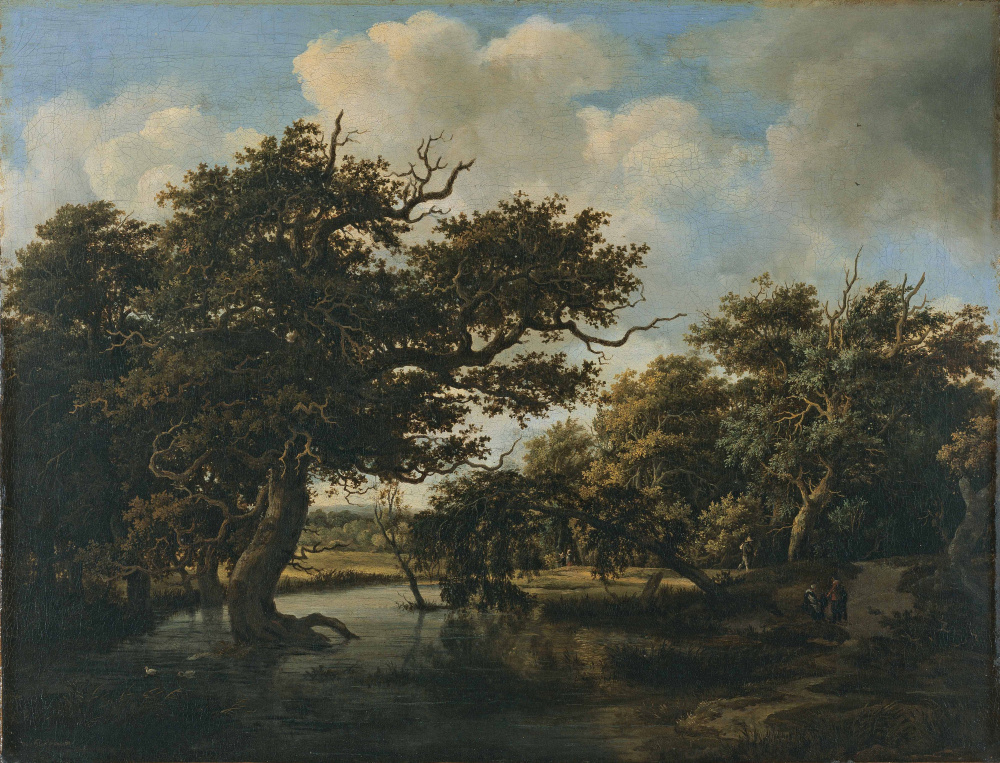 霍贝玛高清油画Landscape of trees.tif
